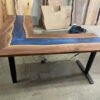 BLACK WALNUT EPOXY RIVER DESK 278