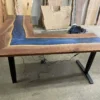 Black Walnut Epoxy River Desk