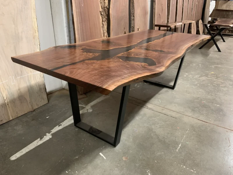 Black Walnut River Dining Table 107