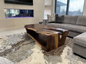 Live Edge Black Walnut Coffee Table 298