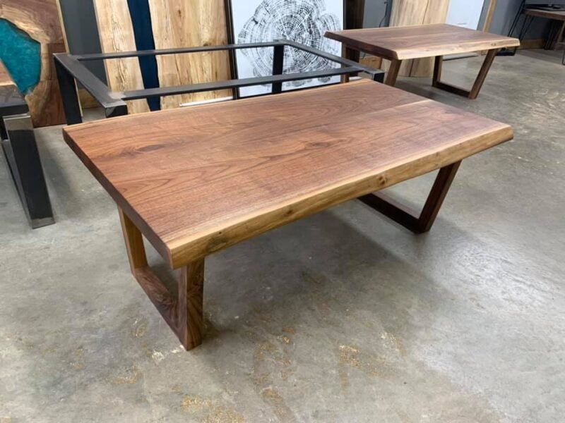 Live Edge Black Walnut Coffee Table