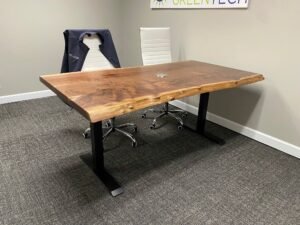 Live Edge Sit-Stand Desk