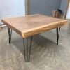 Live Edge Walnut Coffee Table on Hairpin Legs