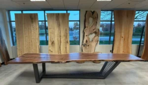 Live Edge Walnut Table 398