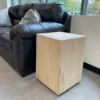 Solid Block End Table